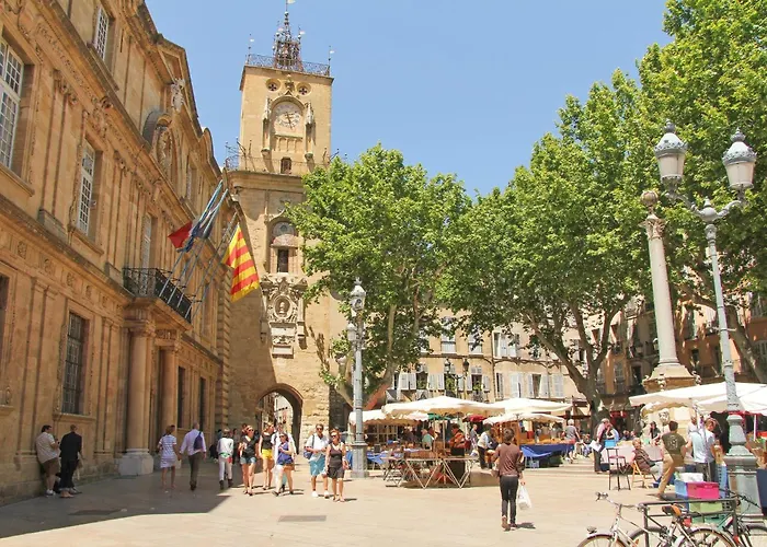 L\'Amandier - Joli Appartement T3 Neuf Centre Ville A 2 Pas De La Rotonde Mirabeau Et Des Allees Provencales